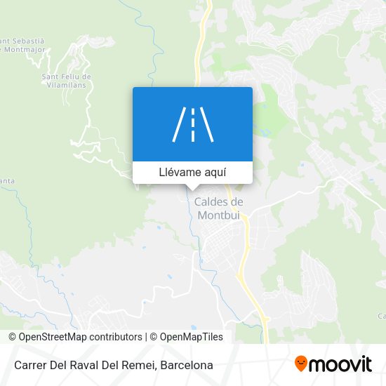 Mapa Carrer Del Raval Del Remei