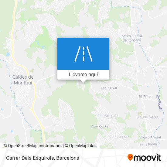Mapa Carrer Dels Esquirols