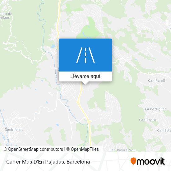 Mapa Carrer Mas D'En Pujadas