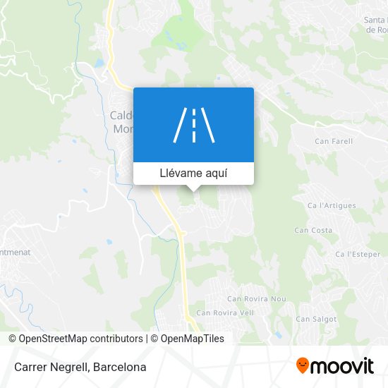 Mapa Carrer Negrell