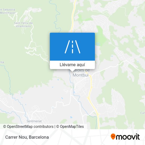 Mapa Carrer Nou
