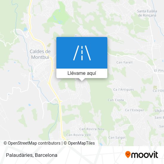 Mapa Palaudàries