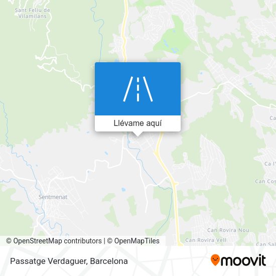 Mapa Passatge Verdaguer
