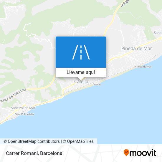 Mapa Carrer Romani