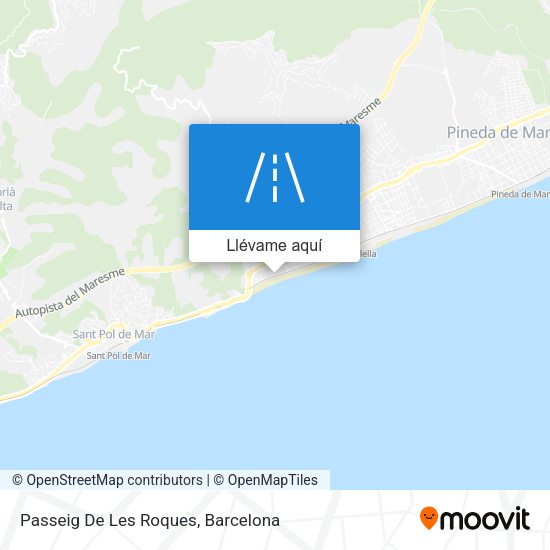 Mapa Passeig De Les Roques