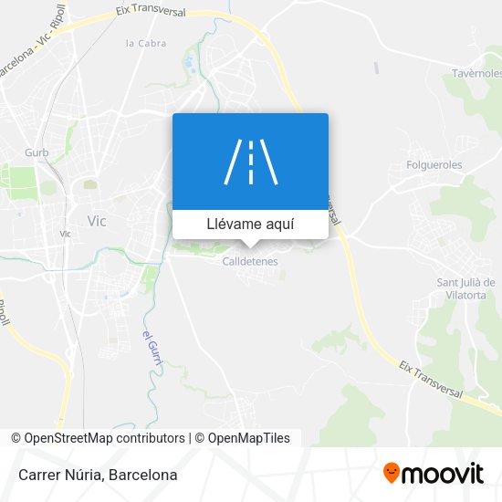 Mapa Carrer Núria
