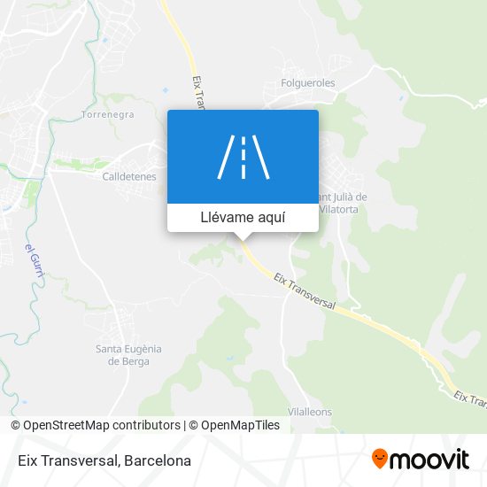 Mapa Eix Transversal