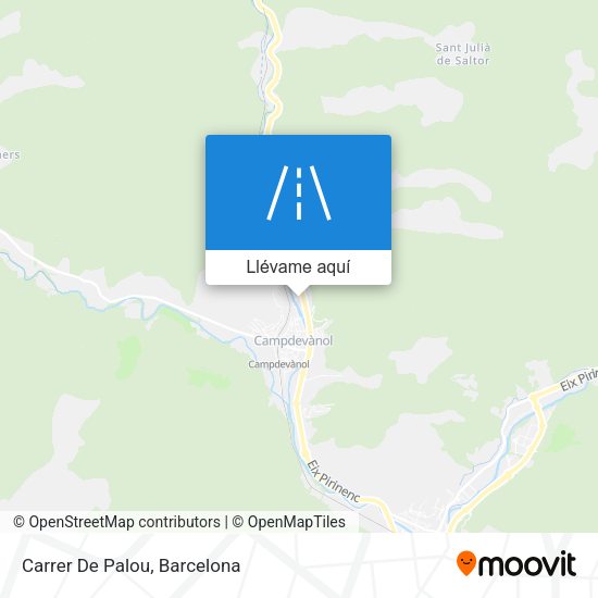 Mapa Carrer De Palou