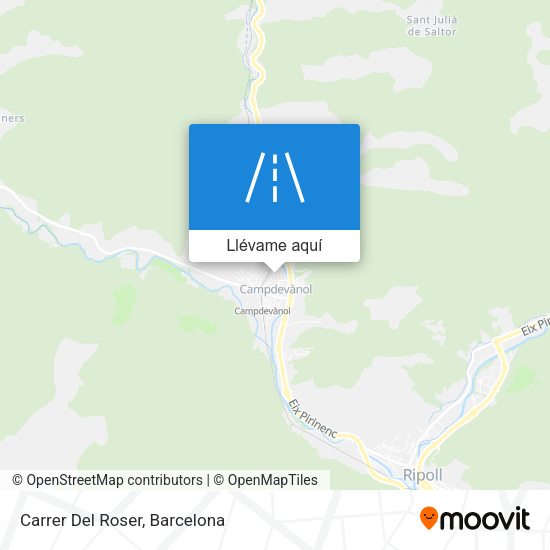 Mapa Carrer Del Roser
