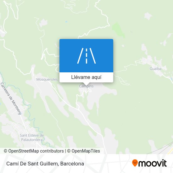 Mapa Camí De Sant Guillem
