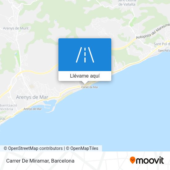 Mapa Carrer De Miramar