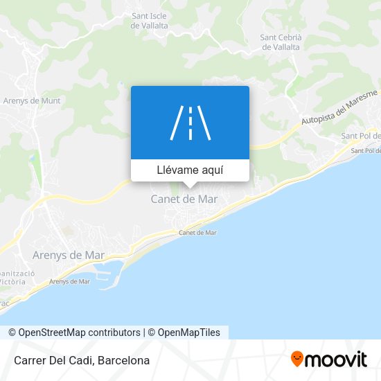 Mapa Carrer Del Cadi
