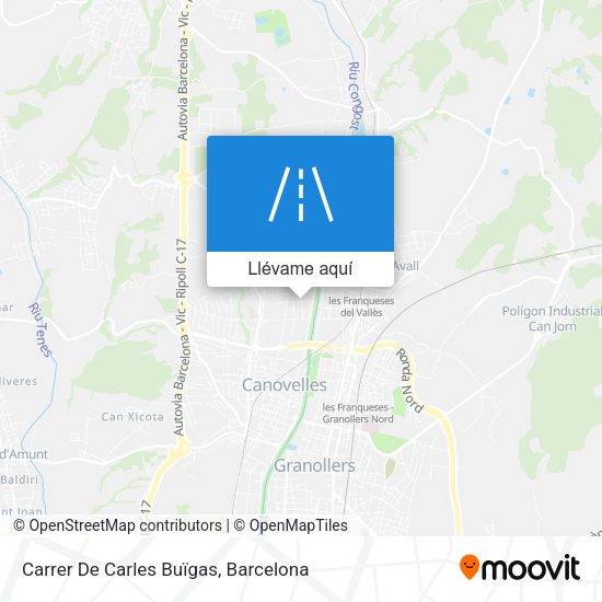 Mapa Carrer De Carles Buïgas