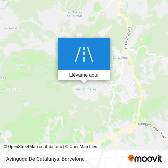 Mapa Avinguda De Catalunya