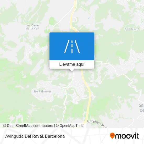 Mapa Avinguda Del Raval