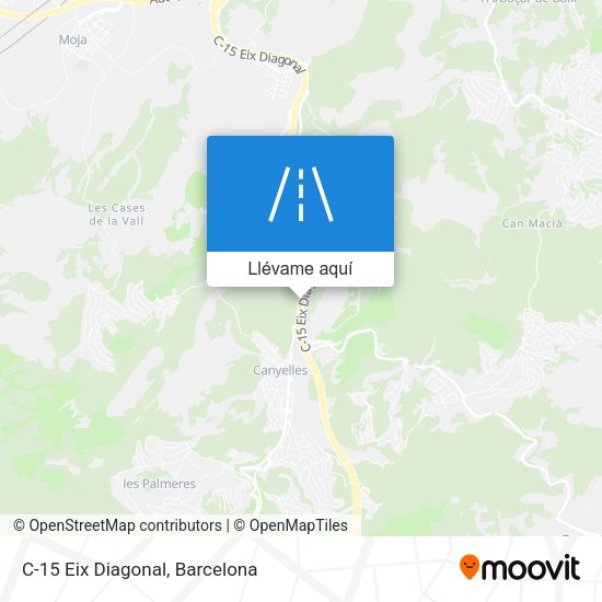 Mapa C-15 Eix Diagonal
