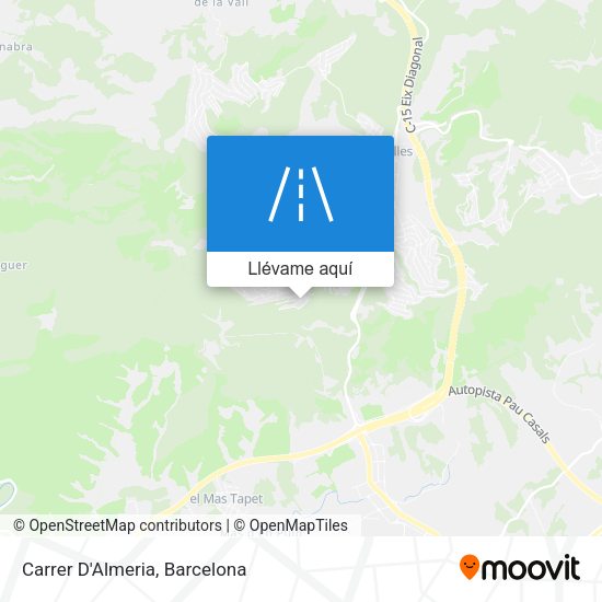 Mapa Carrer D'Almeria