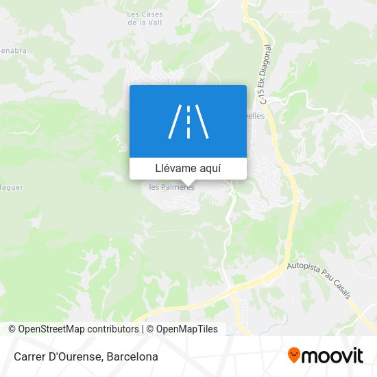 Mapa Carrer D'Ourense