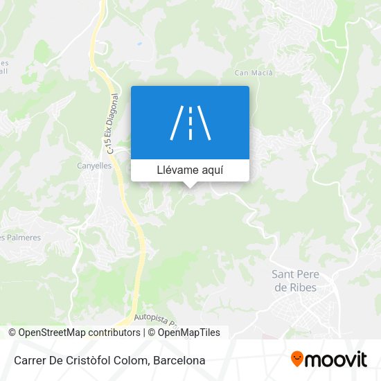 Mapa Carrer De Cristòfol Colom