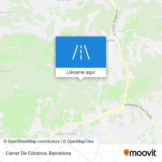 Mapa Carrer De Córdova