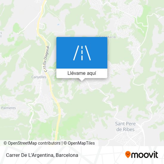 Mapa Carrer De L'Argentina