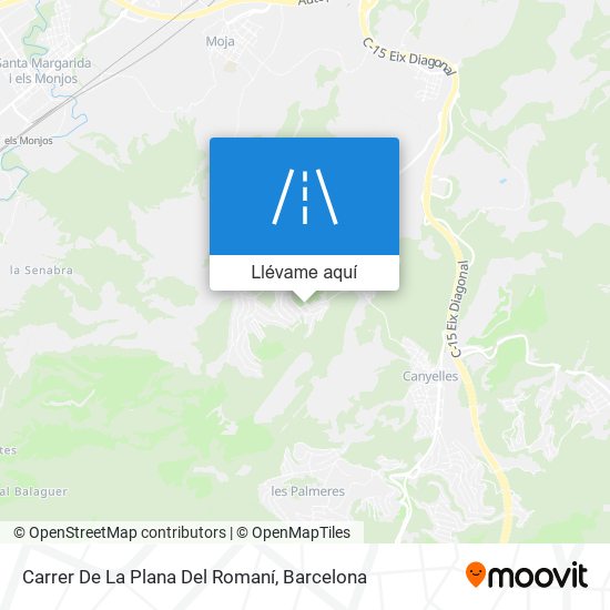 Mapa Carrer De La Plana Del Romaní