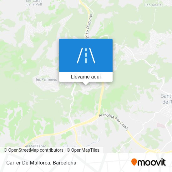 Mapa Carrer De Mallorca
