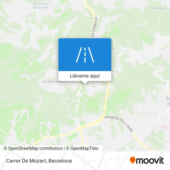 Mapa Carrer De Mozart