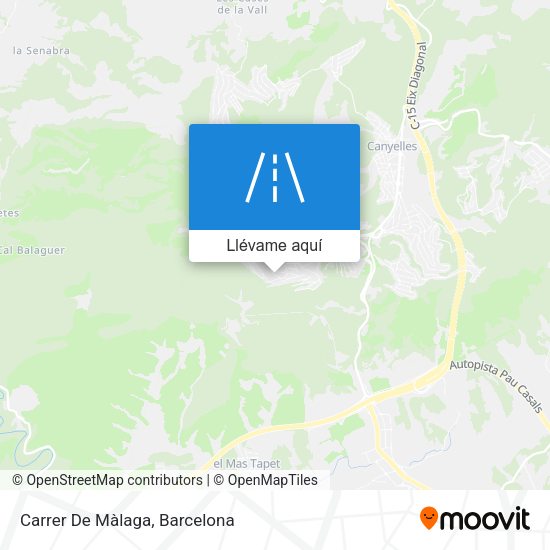 Mapa Carrer De Màlaga