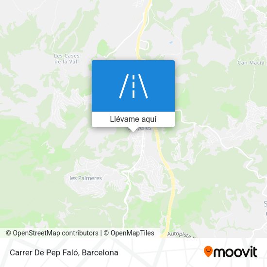 Mapa Carrer De Pep Faló