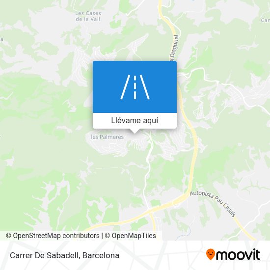 Mapa Carrer De Sabadell