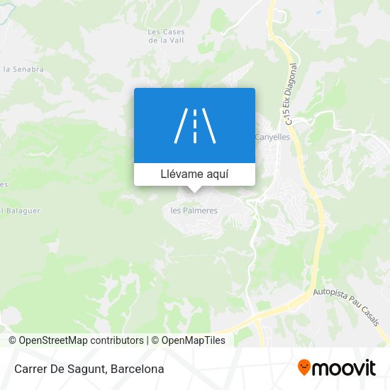Mapa Carrer De Sagunt