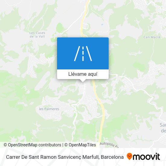Mapa Carrer De Sant Ramon Sanvicenç Marfull