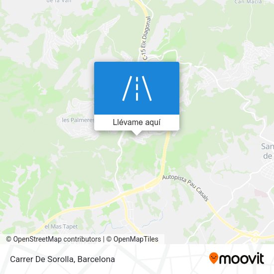 Mapa Carrer De Sorolla