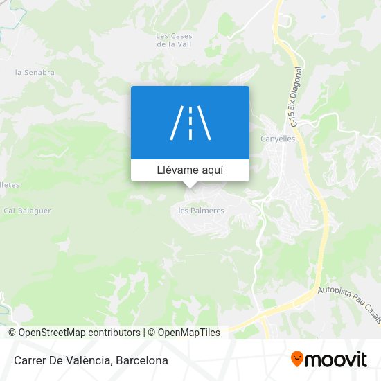 Mapa Carrer De València