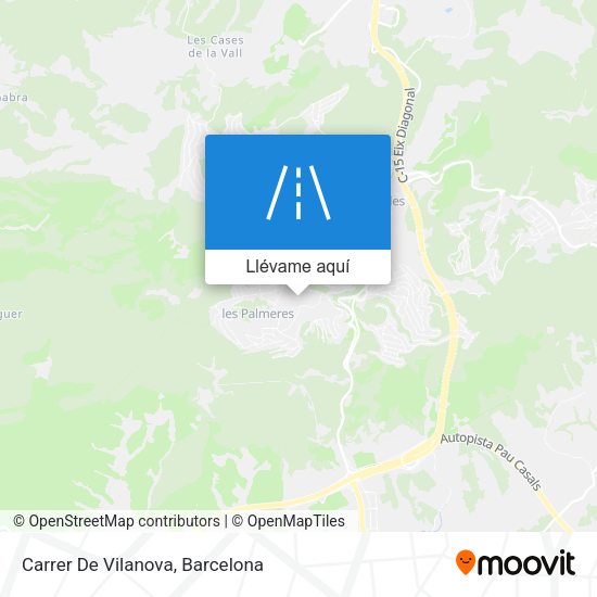 Mapa Carrer De Vilanova