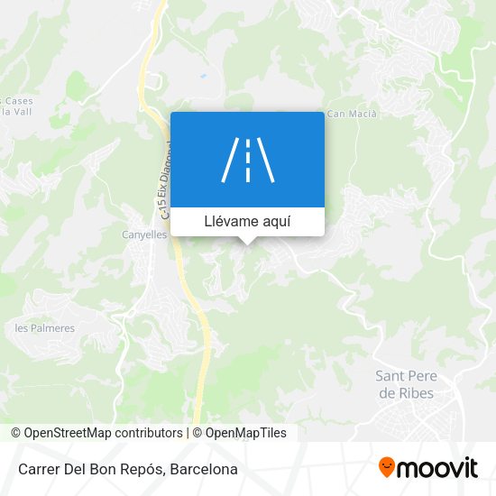 Mapa Carrer Del Bon Repós