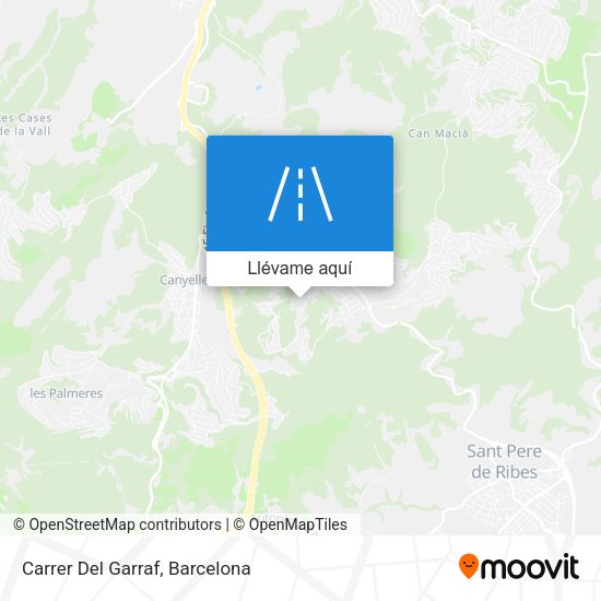 Mapa Carrer Del Garraf