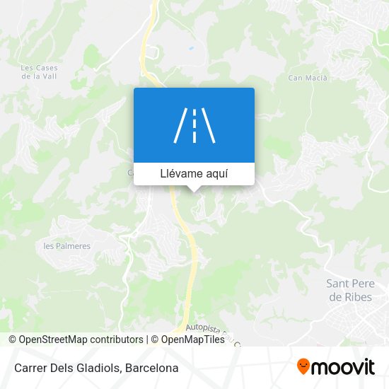Mapa Carrer Dels Gladiols