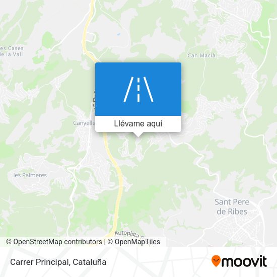 Mapa Carrer Principal