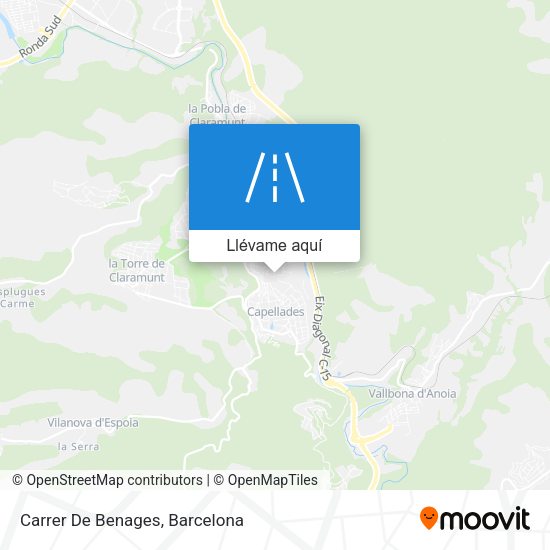 Mapa Carrer De Benages