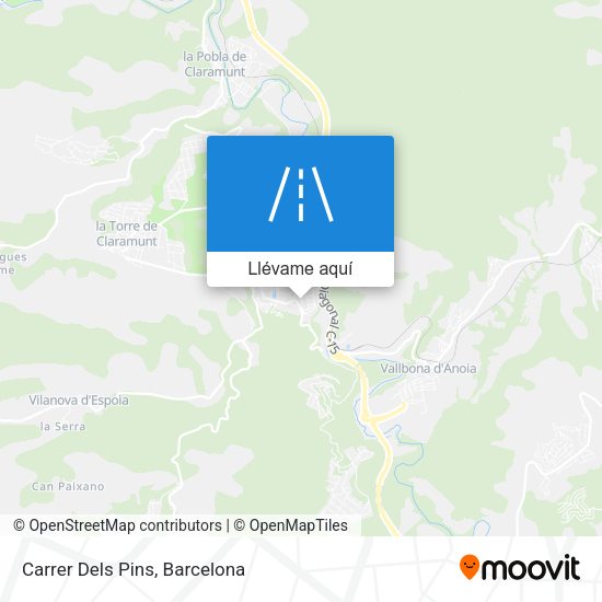 Mapa Carrer Dels Pins