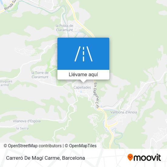 Mapa Carreró De Magí Carme