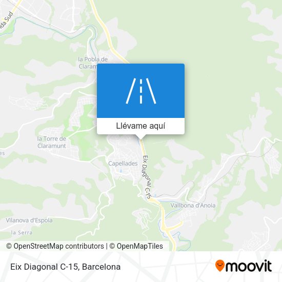 Mapa Eix Diagonal C-15