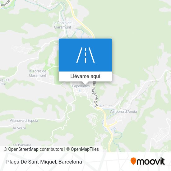 Mapa Plaça De Sant Miquel