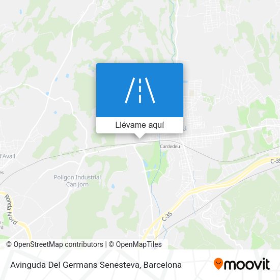 Mapa Avinguda Del Germans Senesteva