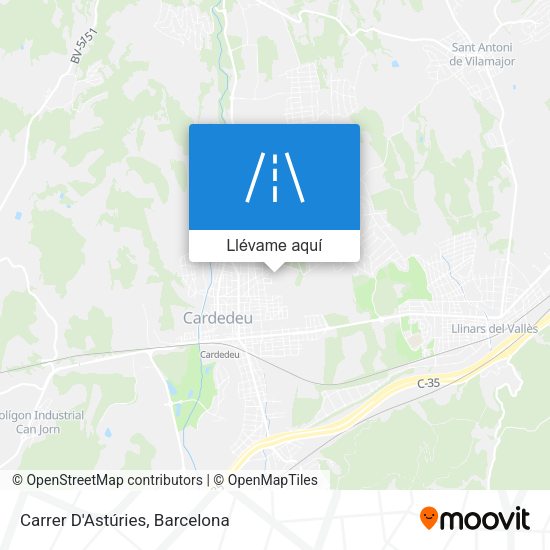 Mapa Carrer D'Astúries