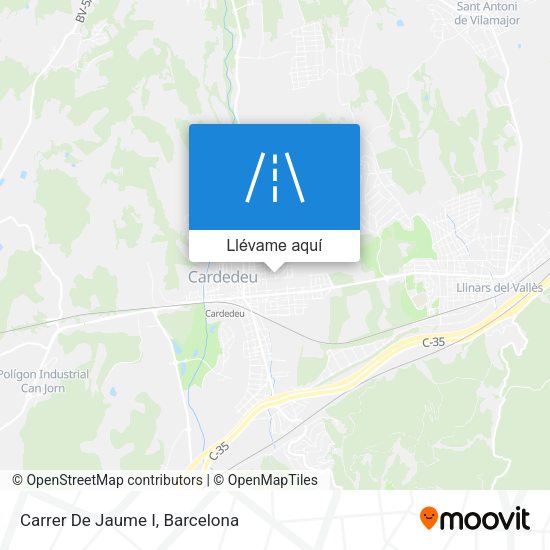 Mapa Carrer De Jaume I