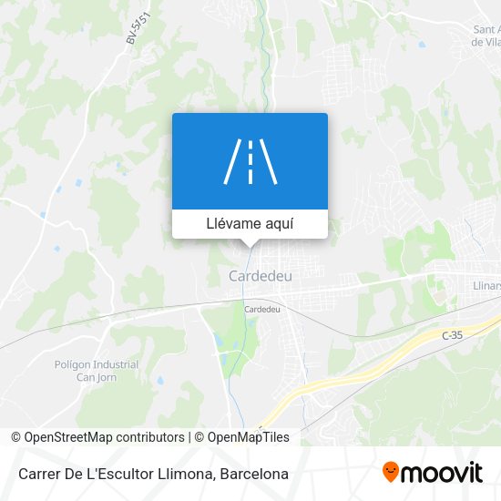 Mapa Carrer De L'Escultor Llimona