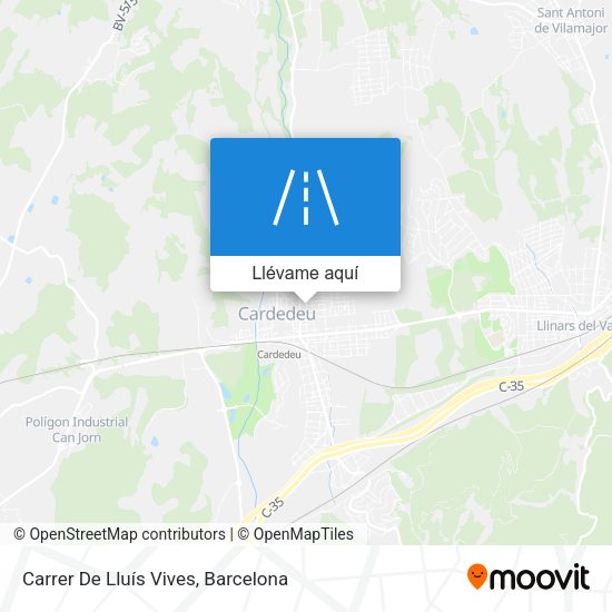 Mapa Carrer De Lluís Vives